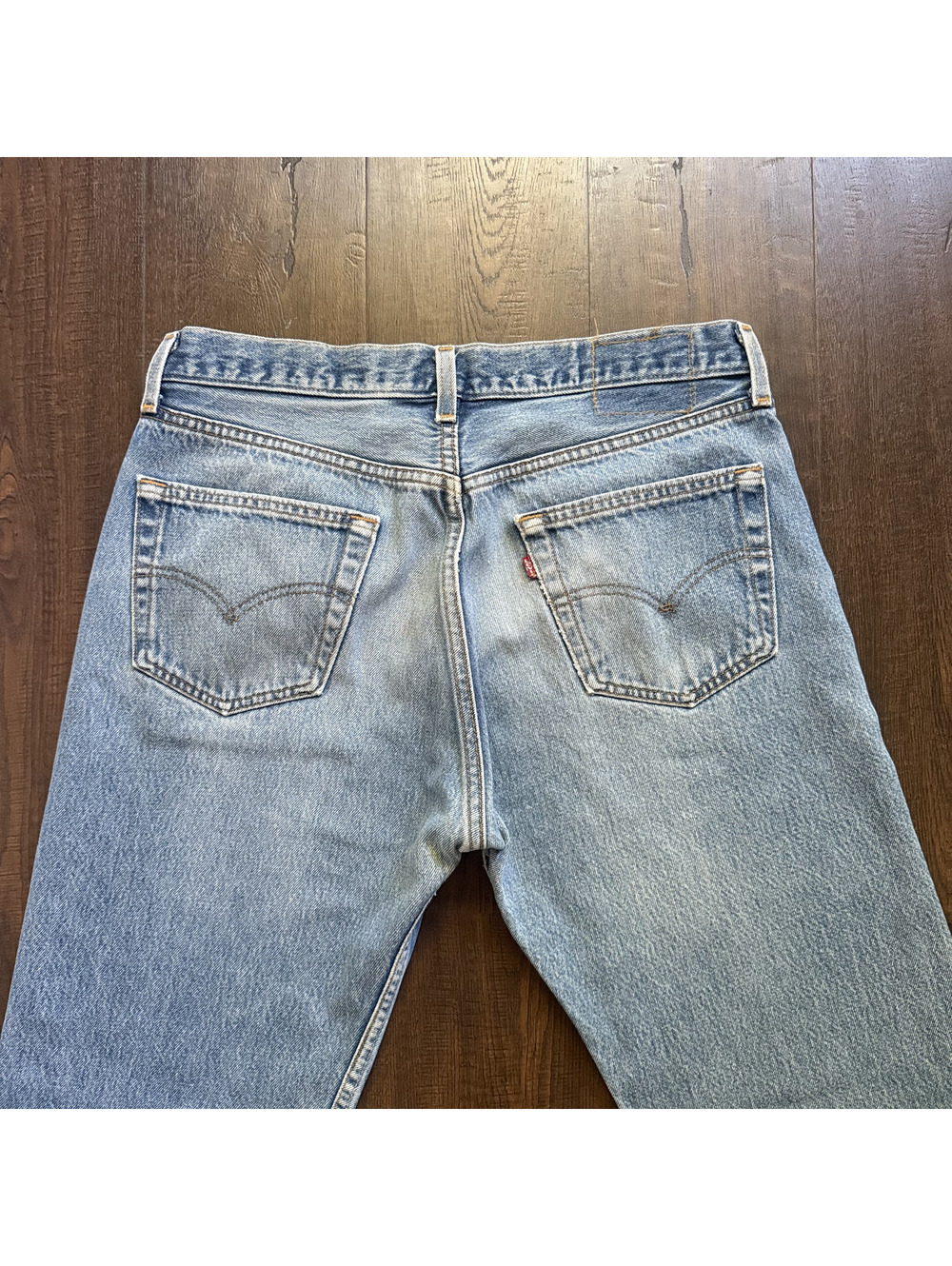 Redone 1998 Vintage Levi 501 0000 Jeans 32x28 Straight USA Cotton Men Unisx